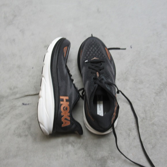 Hoka Shoes - Hoka Womens Shoes 8.5 B Black Clifton 9 Cushioned Lightweight Running Athletic